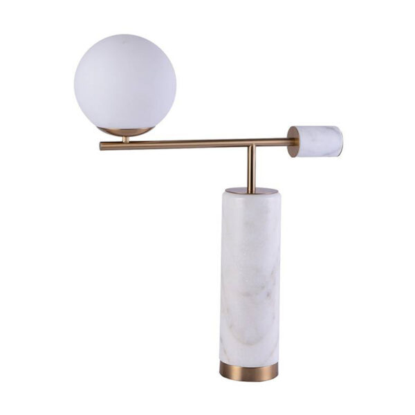 Lampu Meja Bola Kaca
