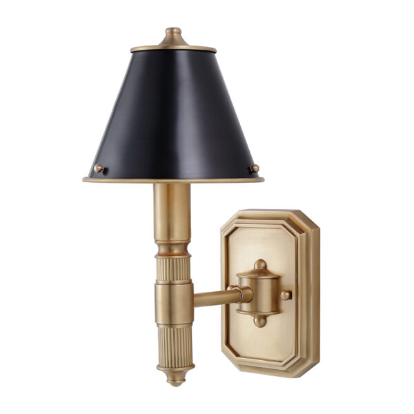 Lampada da parete in ottone alberghiera