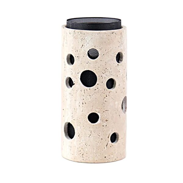 Vaso moderno di marmo rotondo - Immagine 2