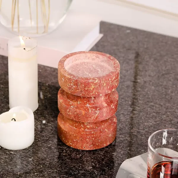 Red Wedding Candle Holder - Image 2
