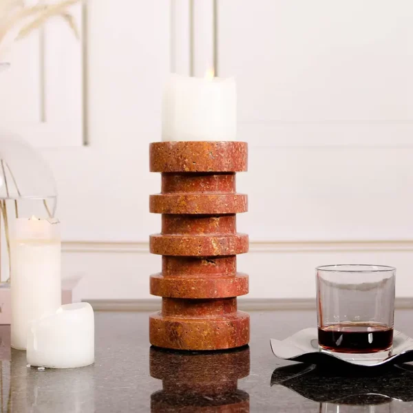 Red Wedding Candle Holder - Image 3