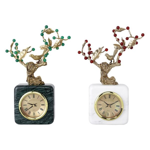 Horloge en agate de décoration pour la maison