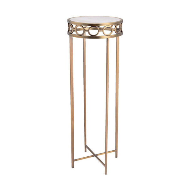 Gold Four Corners Brass Table