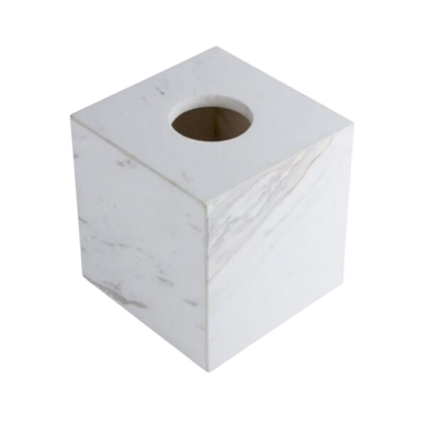 Hộp đựng khăn giấy bằng đá cẩm thạch hình vuông