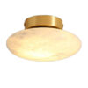 Round Alabaster Ceiling Lamp