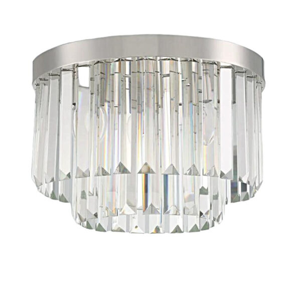 Lámpara de techo de cristal única