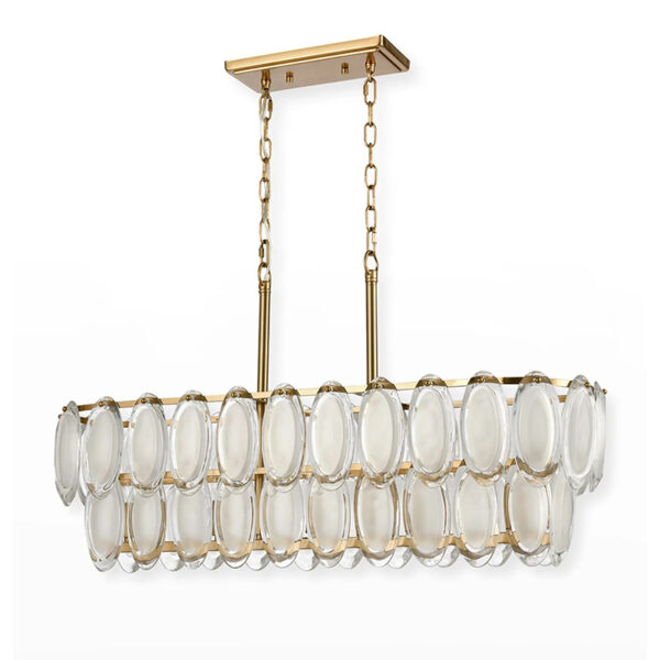 Indoor Glass Sheet Chandelier