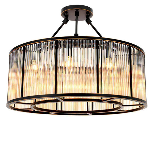 Lampu Plafon Kaca Transparan - Gambar 4