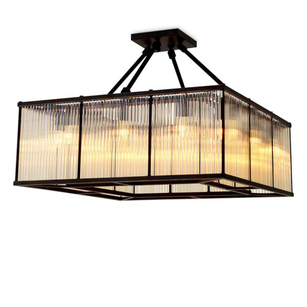 Lampu Plafon Kaca Transparan - Gambar 6