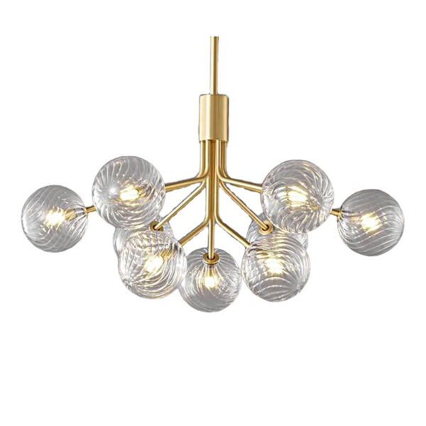 Lustre de arte de vidro de vidro