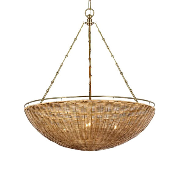 Đèn chùm Wicker nội thất
