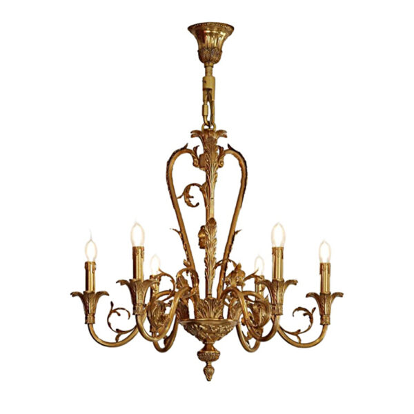 Creative Gold Brass Chandelier