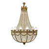 Villa Crystal Brass Chandelier