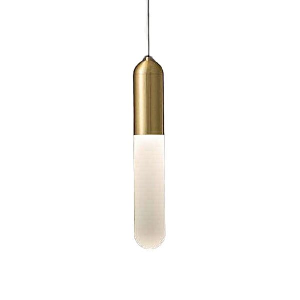 Lampe à suspension en verre à longue bande