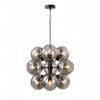 Lámpara colgante de pelota de vidrio redondo