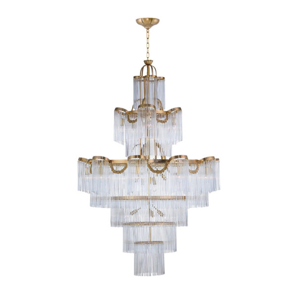 Lampe à suspension en verre transparent - Image 2