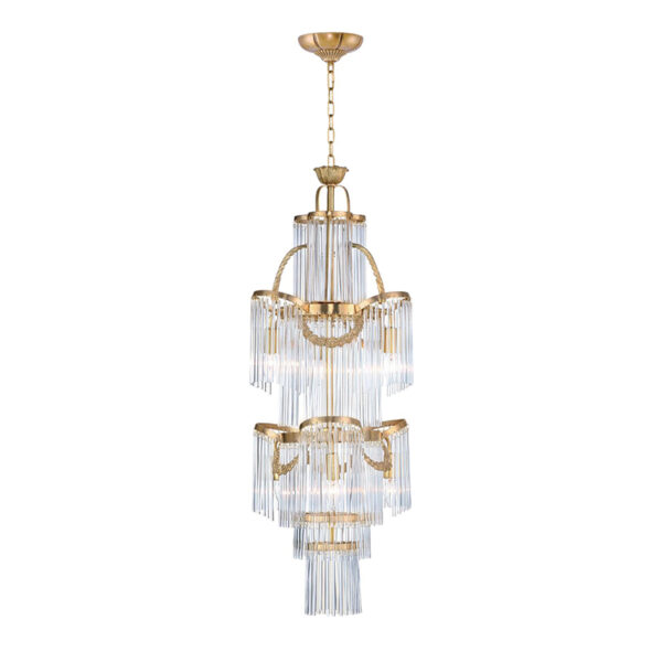 Lampe à suspension en verre transparent - Image 4
