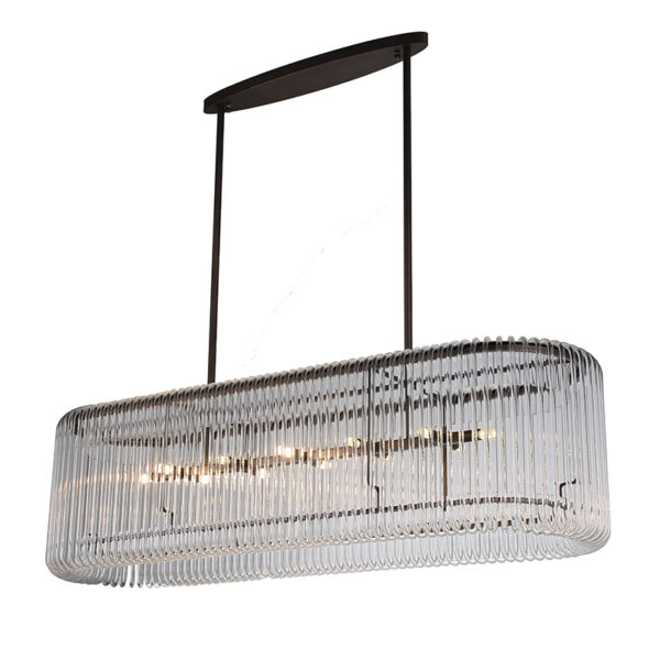 Simple Glass Rod Pendant Lamp - Image 2