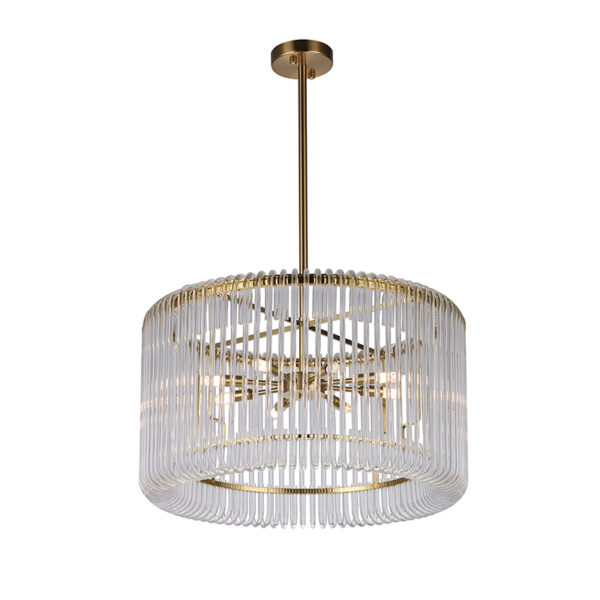 Simple Glass Rod Pendant Lamp