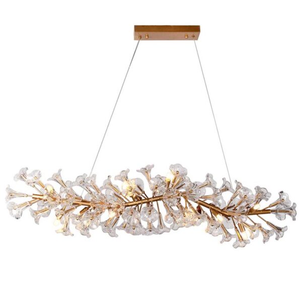 Lampe à suspension en verre fantaisie