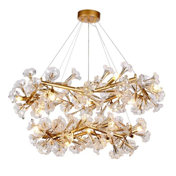 Lampe à suspension en verre fantaisie - Image 3