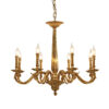 Creative Brass Candle Chandelier