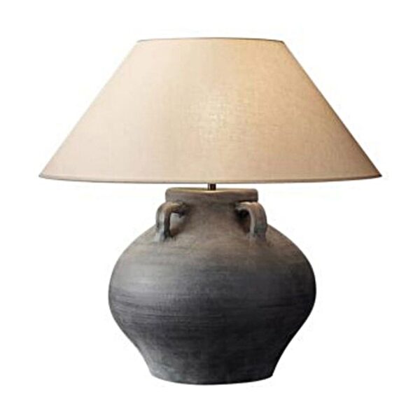 Lampu meja keramik desain unik