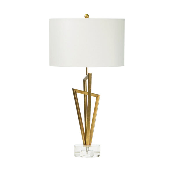 Runde Nachttischlampe