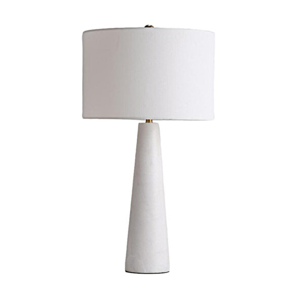 Candeeiro de mesa de cone branco