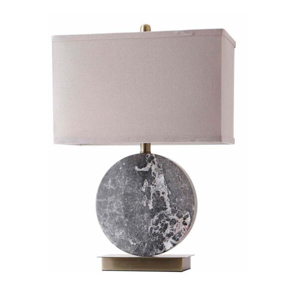 Ronde marmeren decor tafellamp