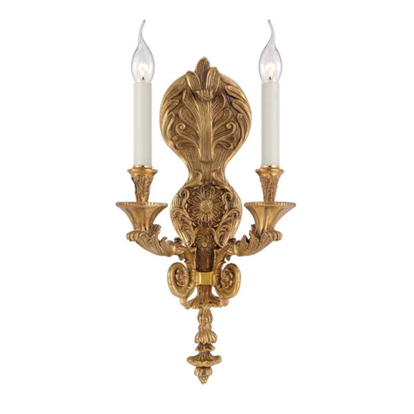 Lampada da parete in ottone per scale