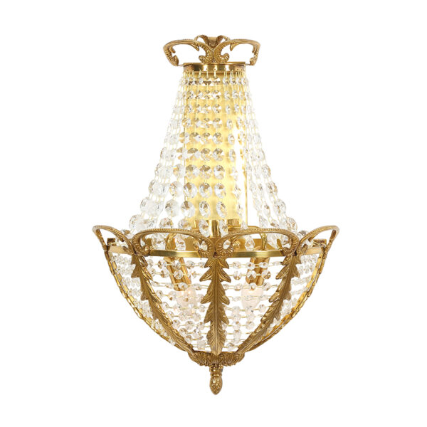 Lampu Dinding Kristal Samping Tempat Tidur