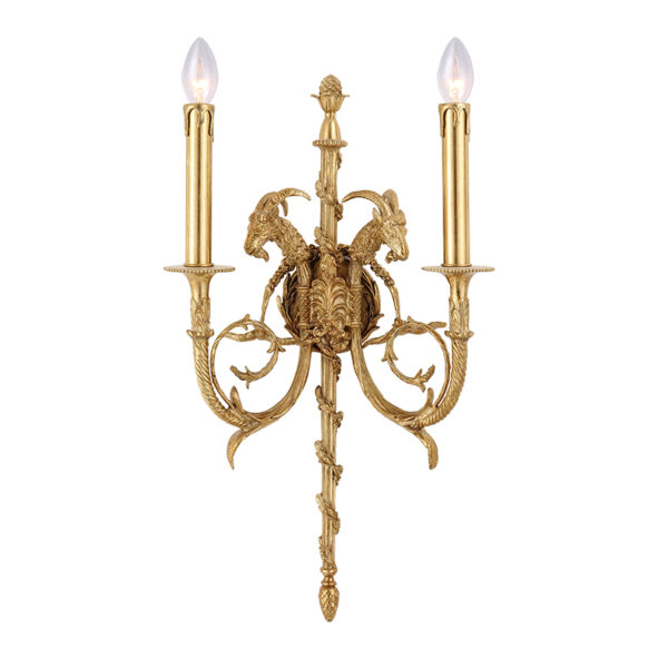 Gold Brass Wall Lamp