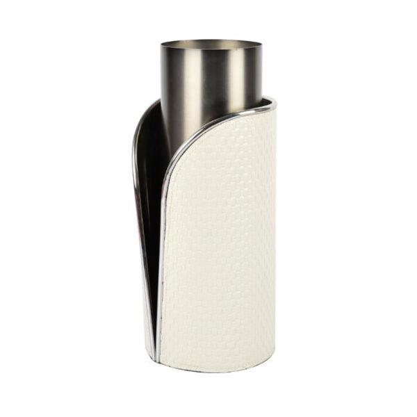 Moderne Vase aus Edelstahl - Bild 2