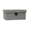 Scatola portaoggetti rettangolare grigia