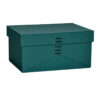 Green Leather Storage Box