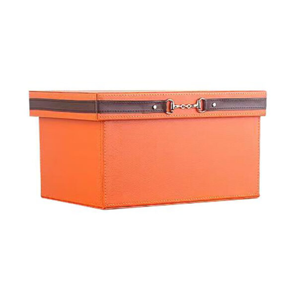 Caja de almacenamiento de naranja rectángulo