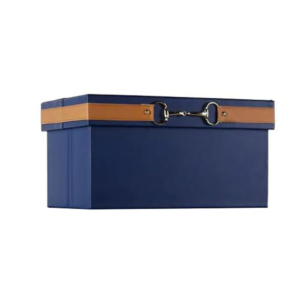 Scatola portaoggetti blu scuro