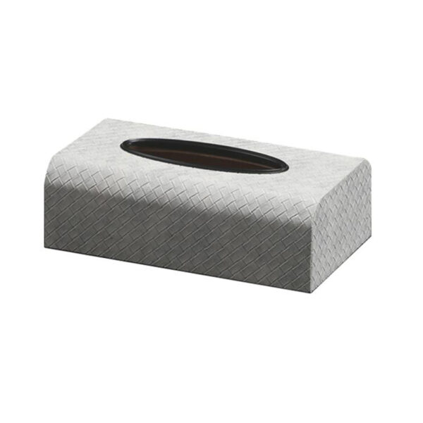Caixa de lenços de couro personalizada para casa - Imagem 3
