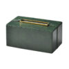 Green Leather Tissue Box