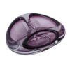 3-Section Glass Fruit Plate