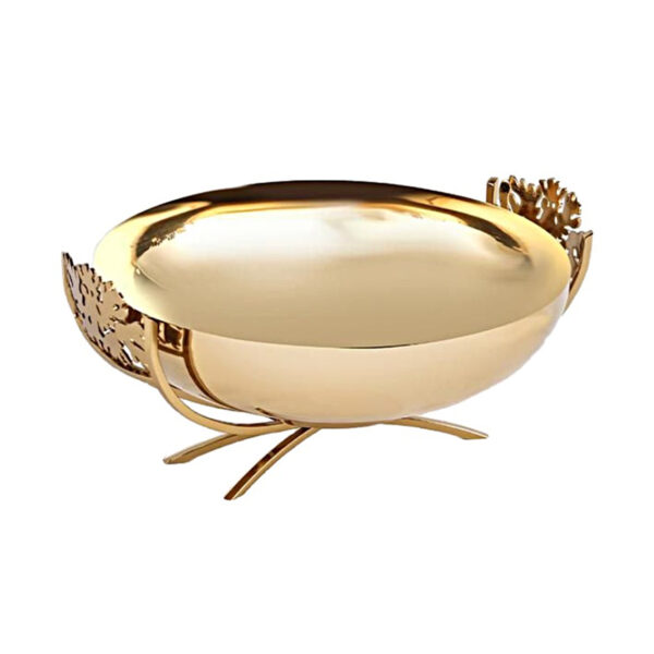 Coupe à Fruits en Ferronnerie Dorée