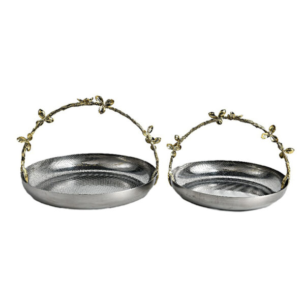 Custom Silber Fruit Bowl