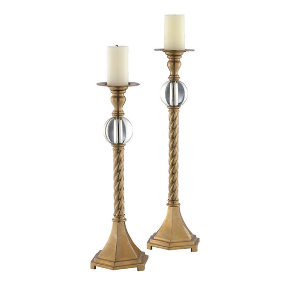 Candelador de latón sólido