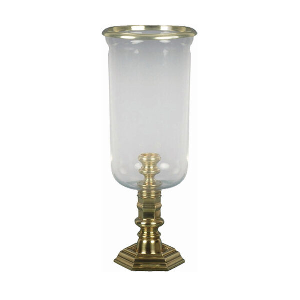Runder Kerzenhalter aus Glas