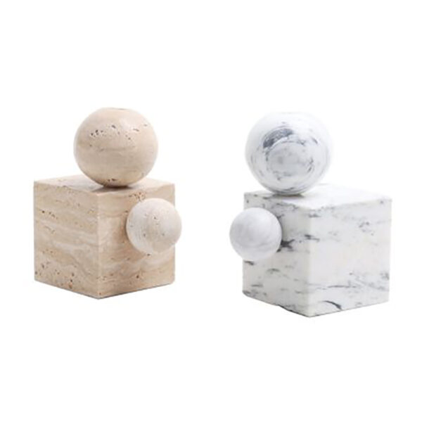 Geometry Marble Candle Holder