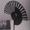 Black Fan Shaped Home Decor