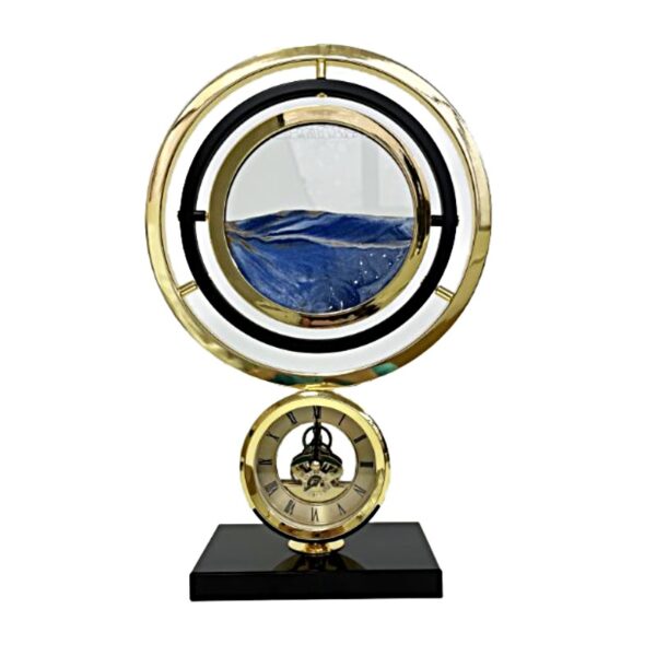 Horloge ronde à décor de sables mouvants - Image 2