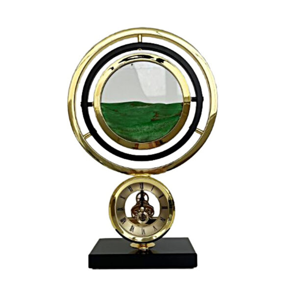 Horloge ronde à décor de sables mouvants - Image 3