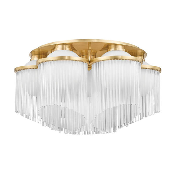 Glass Strip Ceiling Lamp